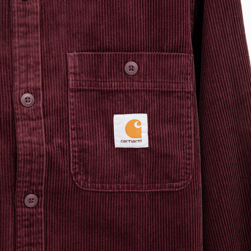 Carhartt WIP L/S Flint Shirt Amarone Rinsed I029442.1C.02 Degli Uberti